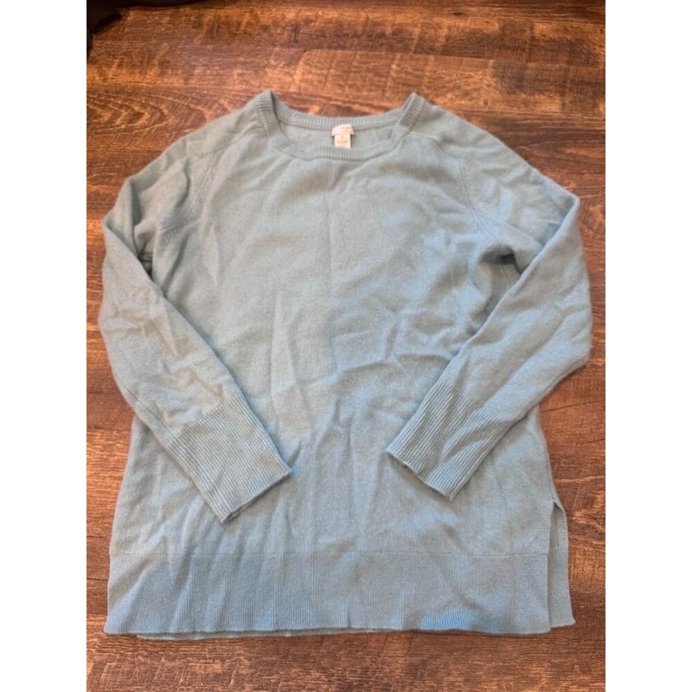Medium cashmere halogen sweater teal